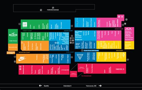 Seattle premium outlet store directory